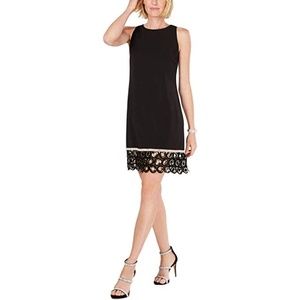MSK WOMENS SEQUINED HEM SLEEVELESS PARTY DRESS